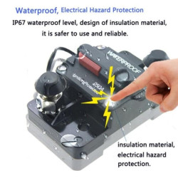30A Thermal Circuit Breaker DC 12-48V 30A Solar Panel Surya Battery